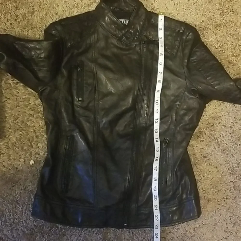 Affliction Limited Edition Black leather jacket - Picture 9 of 10